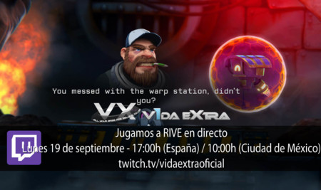 Jugamos en directo a RIVE a las 17:00h (las 10:00h en Ciudad de México) (finalizado)