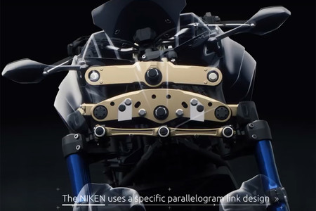 En tres minutos de vídeo Yamaha te explica cómo funciona la suspensión doble de la Niken