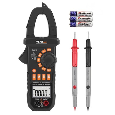 Cupón de 7 euros de descuento en el multímetro Tacklife CM01S de pinza: Aplicándolo se queda en 15,99 euros en Amazon