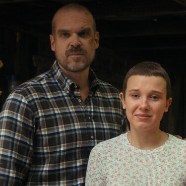 David Harbour y Millie Bobby Brown en 'Stranger Things'