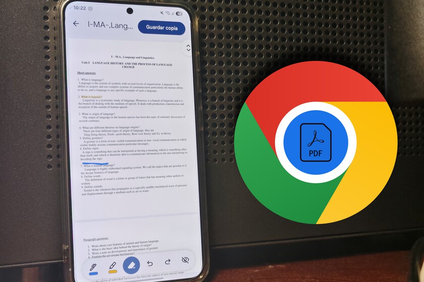 Después de muchos años, Chrome recibe un digno visor y editor de PDF. Me ahorro unos megas en apps para ello