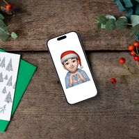 Quise que mi foto en WhatsApp tuviese un toque navideño. Así que recurrí al editor de Memojis del iPhone 