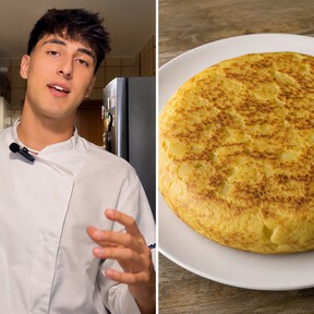 David Geli, experto en tortilla de patatas: “Para que la tortilla quede mucho más cremosa hay que batir los huevos con una cuchara, si lo haces con un tenedor estás metiendo aire" 