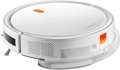 Xiaomi Robot Vacuum E5 - Robot Aspirador con Función de aspiración y fregado en uno, succión de 2000 Pa, Planificación Inteligente de rutas, Blanco (Versión ES)