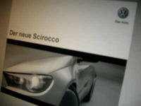 Filtrado el catálogo del Volkswagen Scirocco... pero es un montaje