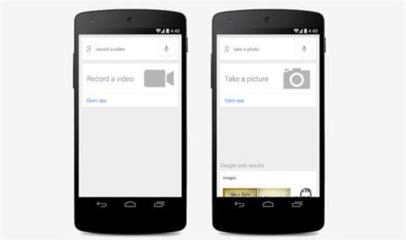 Google Search (en inglés) para Android ya permite sacar fotos y vídeos mediante comandos de voz