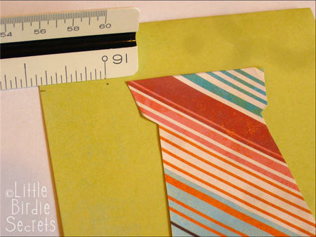 Paso a paso 3 tarjeta corbata amarilla