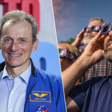 Pedro Duque, astronauta: “Aunque no nos moleste, si miramos el sol durante el eclipse, su radiación puede quemar nuestra retina en segundos, sin dolor y a veces para siempre” 