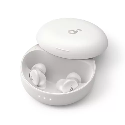 Soundcore Auriculares Sleep A30 de Anker: con Cancelación Activa de Ruido, Sistema Adaptativo para Bloquear los Ronquidos, Máxima Comodidad para Quienes Duermen de Lado y 45h de Reproducción