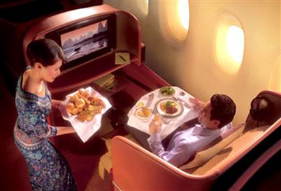 La imagen de la semana: pantallas de alta resolución en Singapore Air