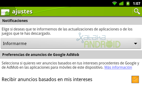Market Settings Ads