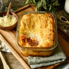 Pastel de patata y carne picada con tres ingredientes secretos