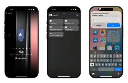 アクションボタンにChatGPTを設定