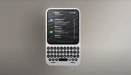 Clicks Communicator Pantalla