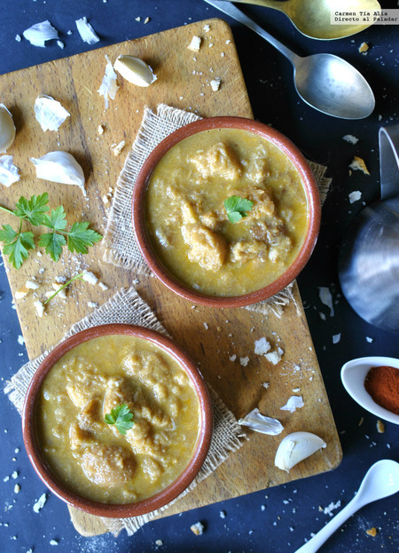 Sopa castellana. Receta