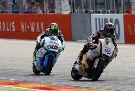 Pol Espargaró y Scott Redding en Aragón