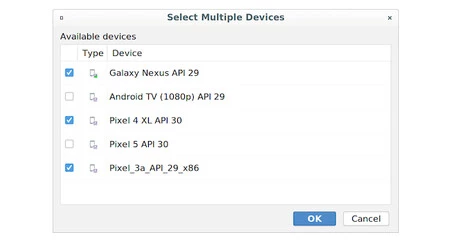 複数のデバイス