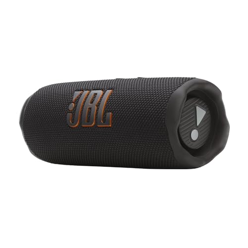 JBL Flip 7, Altavoz Bluetooth portátil inalámbrico Potente, 16h de batería, Resistente al Agua IP68, a Prueba de Polvo y caídas, Sonido Pro, AI Sound Boost, Compatible con Auracast, Negro