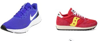 Ofertas en tallas sueltas de zapatillas Nike, Saucony o Fila rebajadas en Amazon