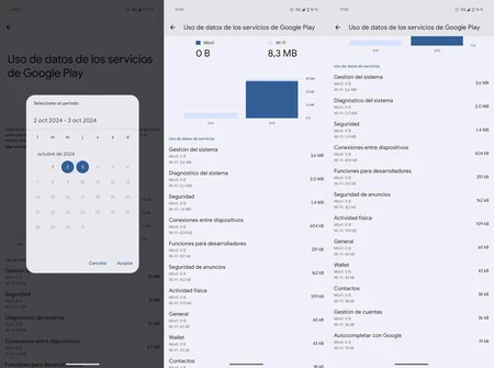 Google Play サービスのデータ