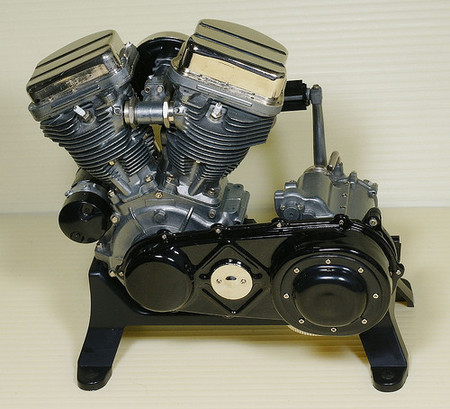 Motor Harley Panhead a 1/6