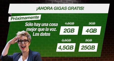Amena ofrecerá hasta 25 GB, pero como promoción de verano