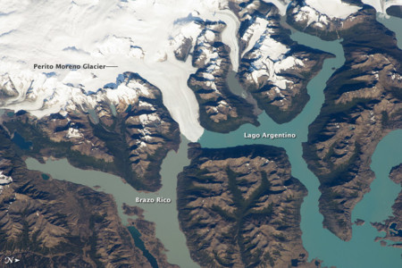 Perito Moreno Von Oben