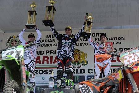 Podium MX1 Bulgaria 2012
