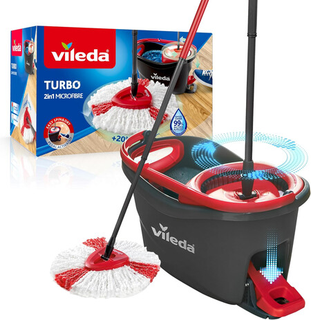 Vileda Turbo Juego De Cubo De Fregona