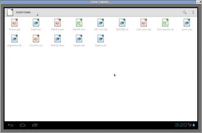 Visor de LibreOffice