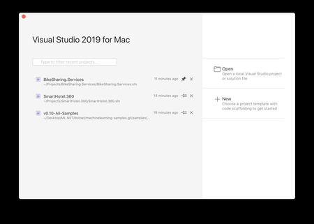 Start Screen Vs4mac