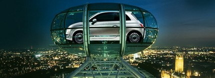 El Fiat 500 se subirá al a noria de Londres