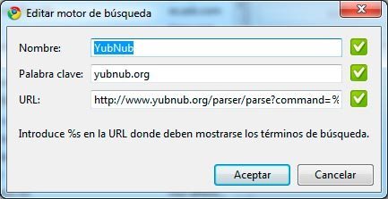 Instalando Yubnub en Google Chrome