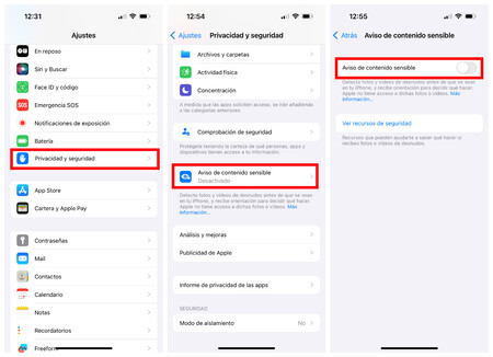 Contenido Sensible