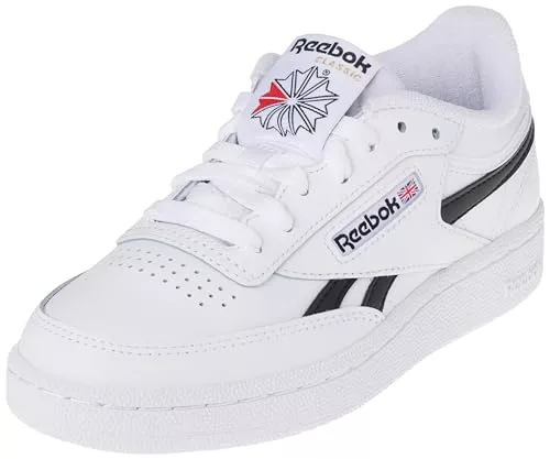 Reebok Club C Revenge, Zapatillas de Deporte, Unisex Adulto, Ftwwht Black Ftwwht, 42.5 EU