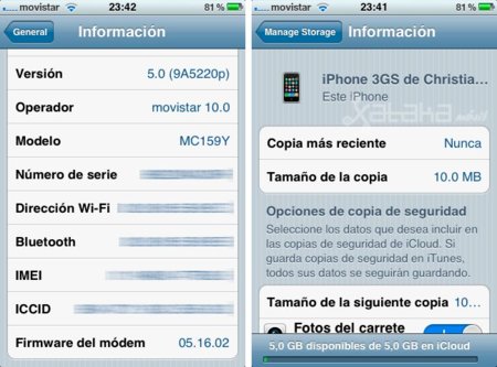 iOS 5 en un iPhone 3GS, primeras impresiones