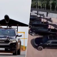 La camioneta RAM 1500 es un emblema nacional estadounidense. Por algún motivo, está siendo importante en la guerra de Ucrania