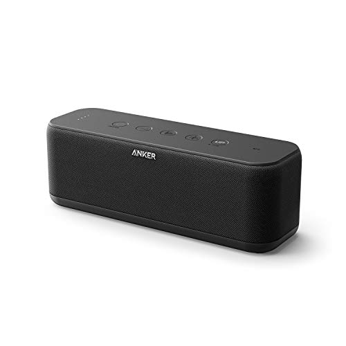 Anker Soundcore Boost Altavoz Bluetooth Upgrade con un Sonido increíble, BassUp, 12h de reproducción, USB-C, IPX7, Altavoz inalámbrico con ecualización personalizada en App, emparejamiento estéreo