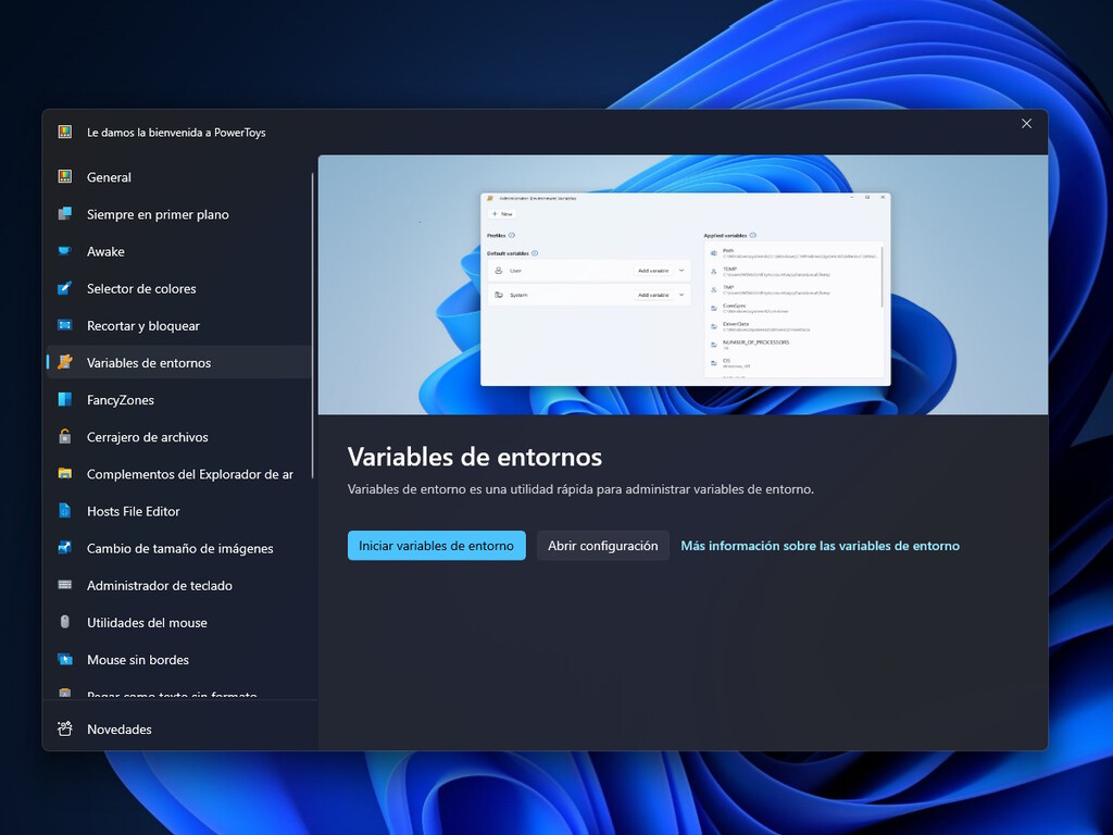 Qué son las variables de entorno de Windows y cómo puedes editarlas con la última versión de Microsoft PowerToys 