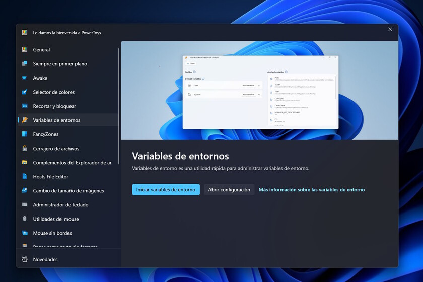 Qué son las variables de entorno de Windows y cómo puedes editarlas con la última versión de Microsoft PowerToys