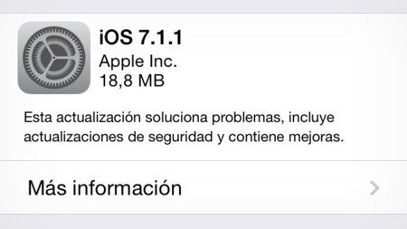 Apple lanza iOS 7.1.1 con mejoras en Touch ID y solución de errores con los teclados Bluetooth