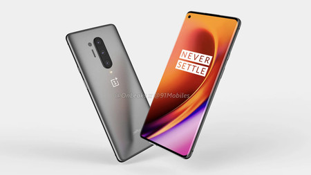 El OnePlus 8 Pro deja ver su diseño y pantalla agujereada en renders filtrados por OnLeaks