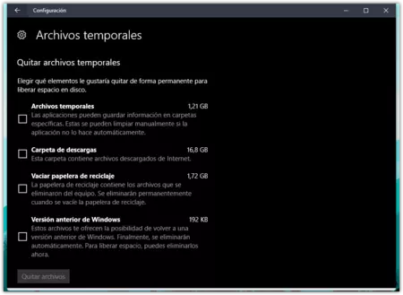 Archivos Temporales Windows 10