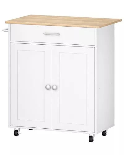 CHOEZON DMZD01WN - Isla de cocina con compartimento de almacenamiento
