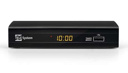 TELE System TS6815/02 Receptor Digital Terrestre DVB-T2 HD HEVC SCART, HDMI, con pantalla - Mejor Compra Altroconsumo