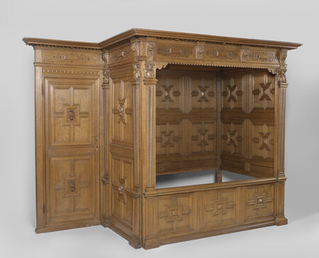 Dutch Box Bed North Holland 1600 To 1650 Oak Rijksmuseum Amsterdam Bk Nm 8165