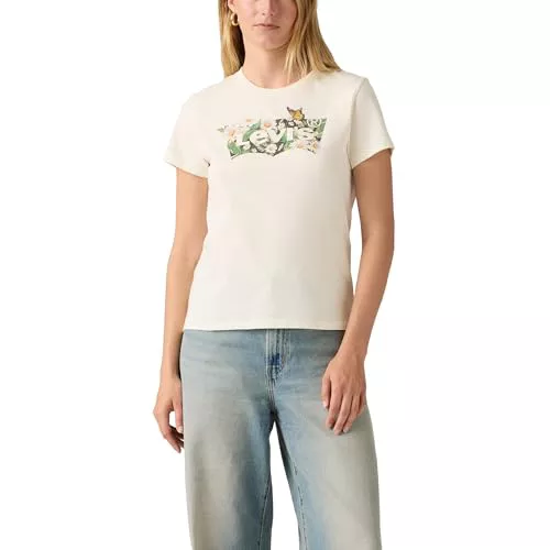 Levi's The tee Daisy BW Egret Graphic
