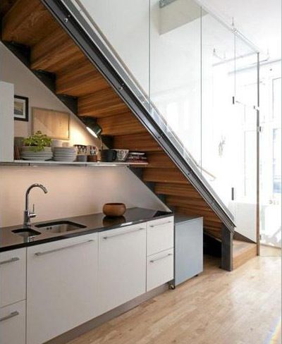 Cinco buenas ideas para aprovechar el hueco bajo la escalera