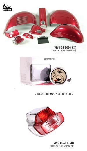 Vivo Scooter, kit de transformación en Scooter clásico