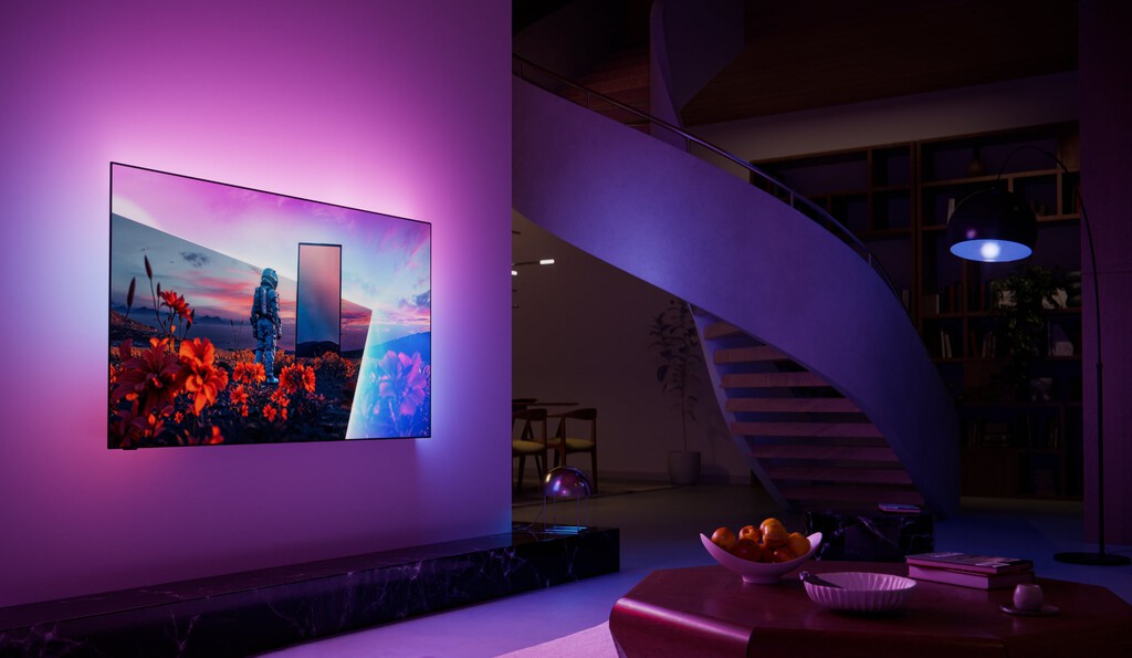 Philips quiere conquistar la gama media con sus nuevas Smart TV OLED. Vendrán con paneles OLED EX y SE de hasta 77" 